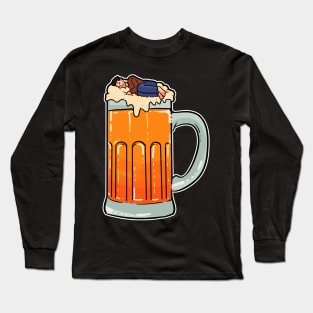 Mans Love - For Beer Lovers Long Sleeve T-Shirt